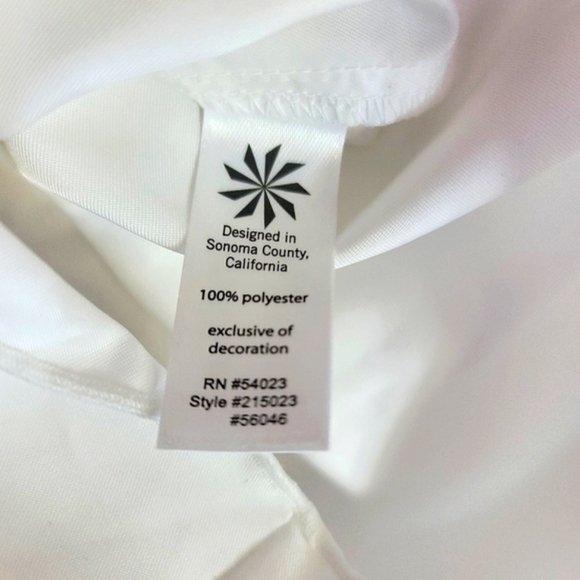 ATHLETA COASTAL EYELET FLORAL WHITE SHORTS, SZ 4 - Picture 7 of 10